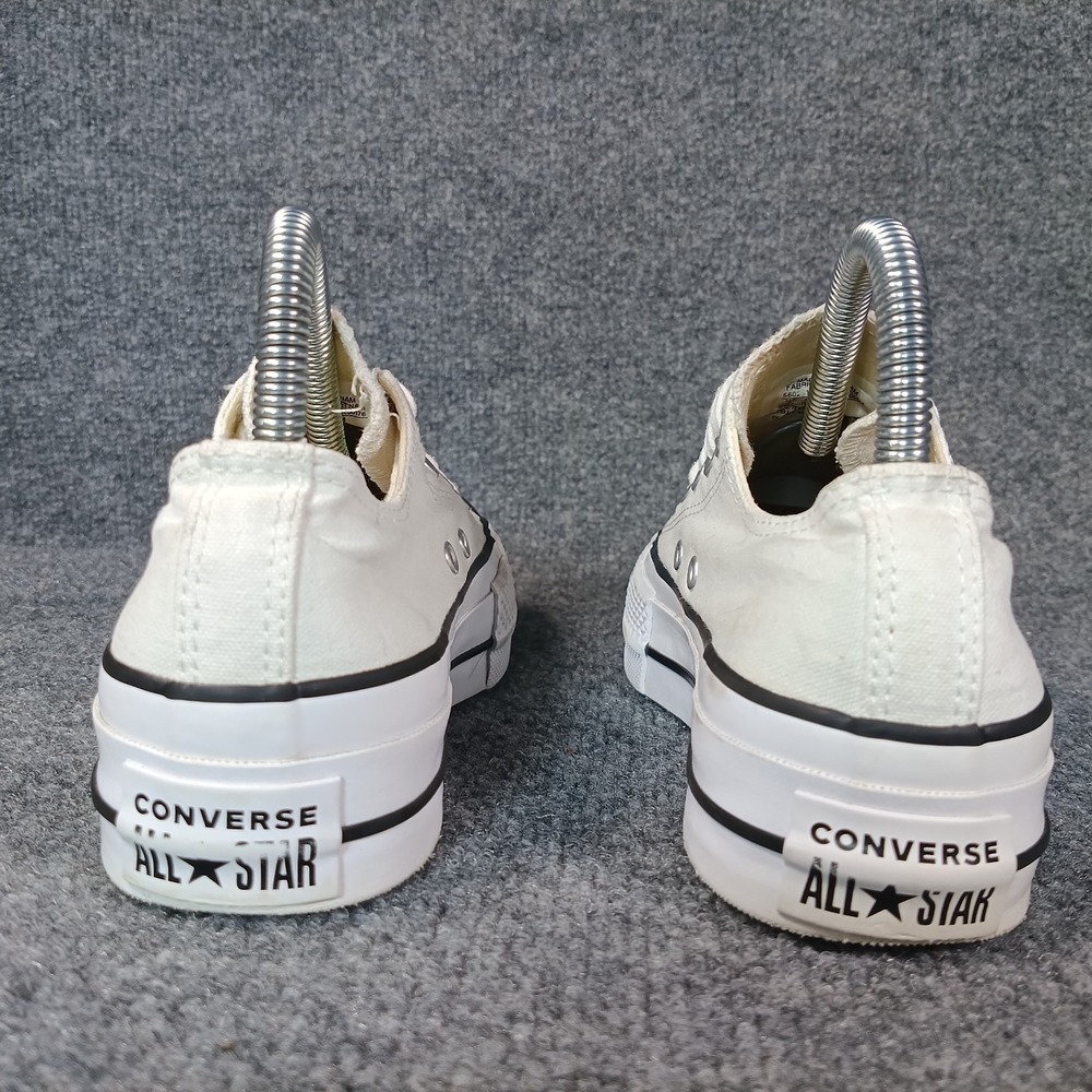 Converse Chuck Taylor All Star Lift Sneakers Women 6 White Platform Low Top - Picture 3 of 7